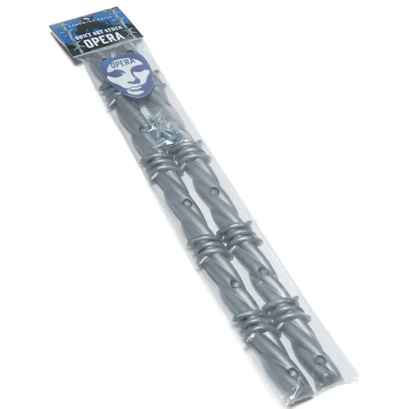 Opera 'Barbwire' Rails - Silver-2