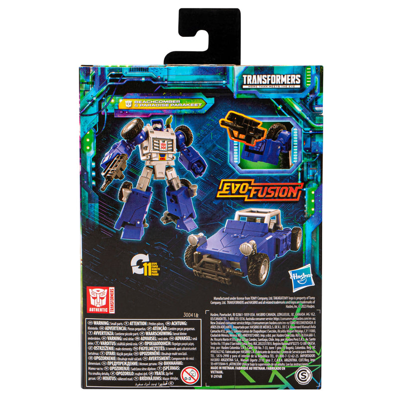 Transformers Legacy Evolution Deluxe Beachcomber & Paradise Parakeet - Reissue-10