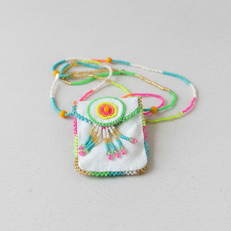 Earth white Spirit Medicine Bag-1