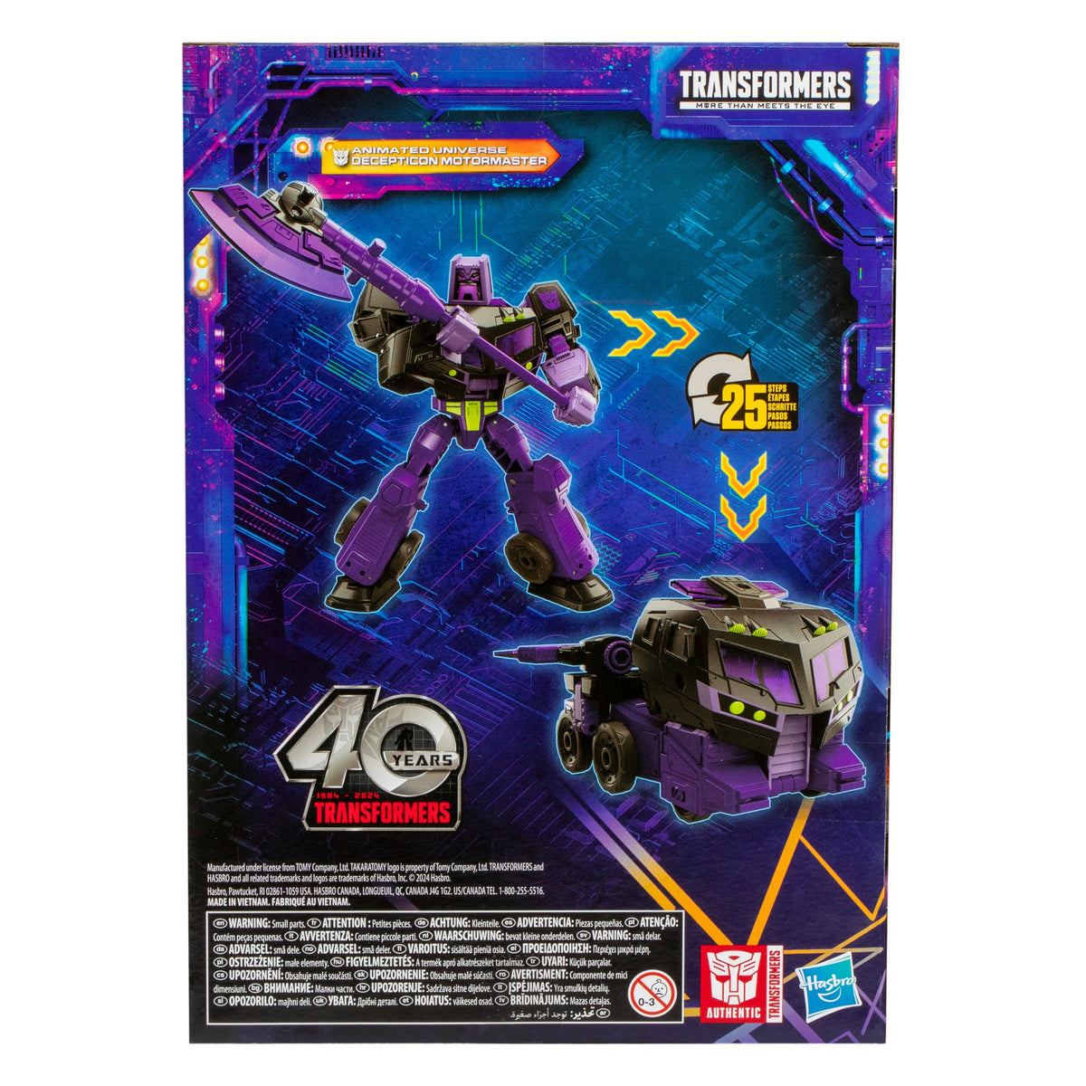 Transformers Legacy United Voyager Class: Animated Universe Decepticon Motormaster-5