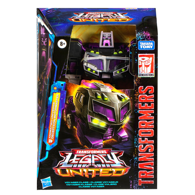 Transformers Legacy United Voyager Class: Animated Universe Decepticon Motormaster-4