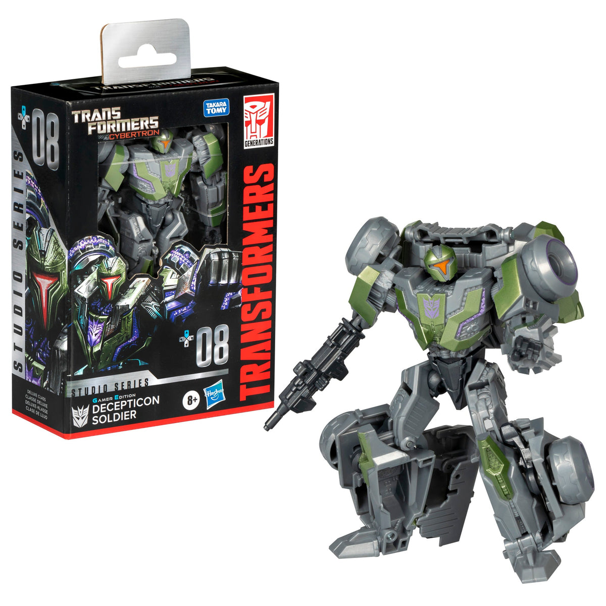 Transformers Studio Series Deluxe Transformers: War for Cybertron 08 Decepticon Soldier-1