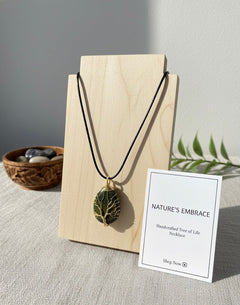 Yellow golden tiger eyes Gemstone Pendant Wrapped w/ Gold Tree of Life-1