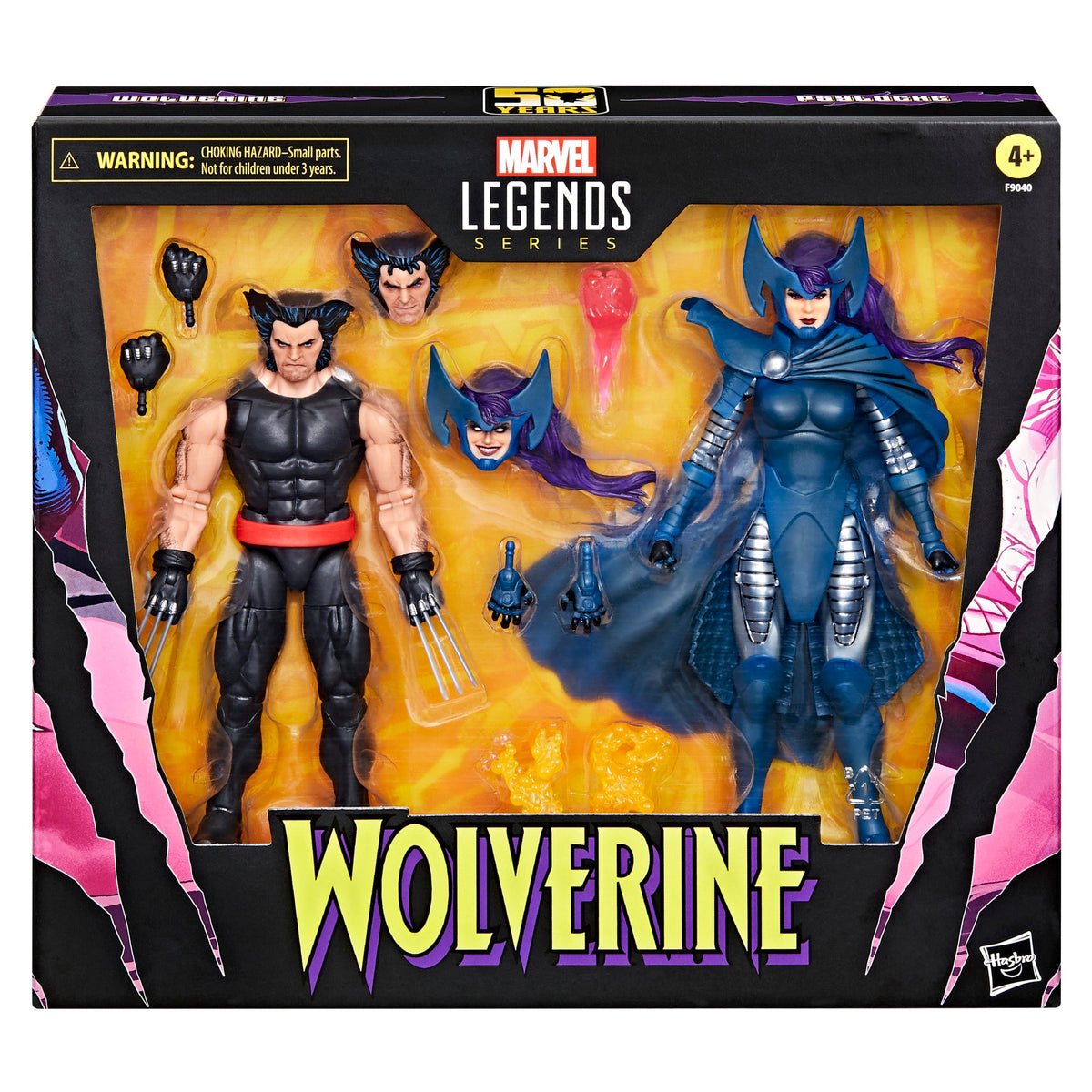 Marvel Legends Series Wolverine and Psylocke (Sub-Par Packaging)-11