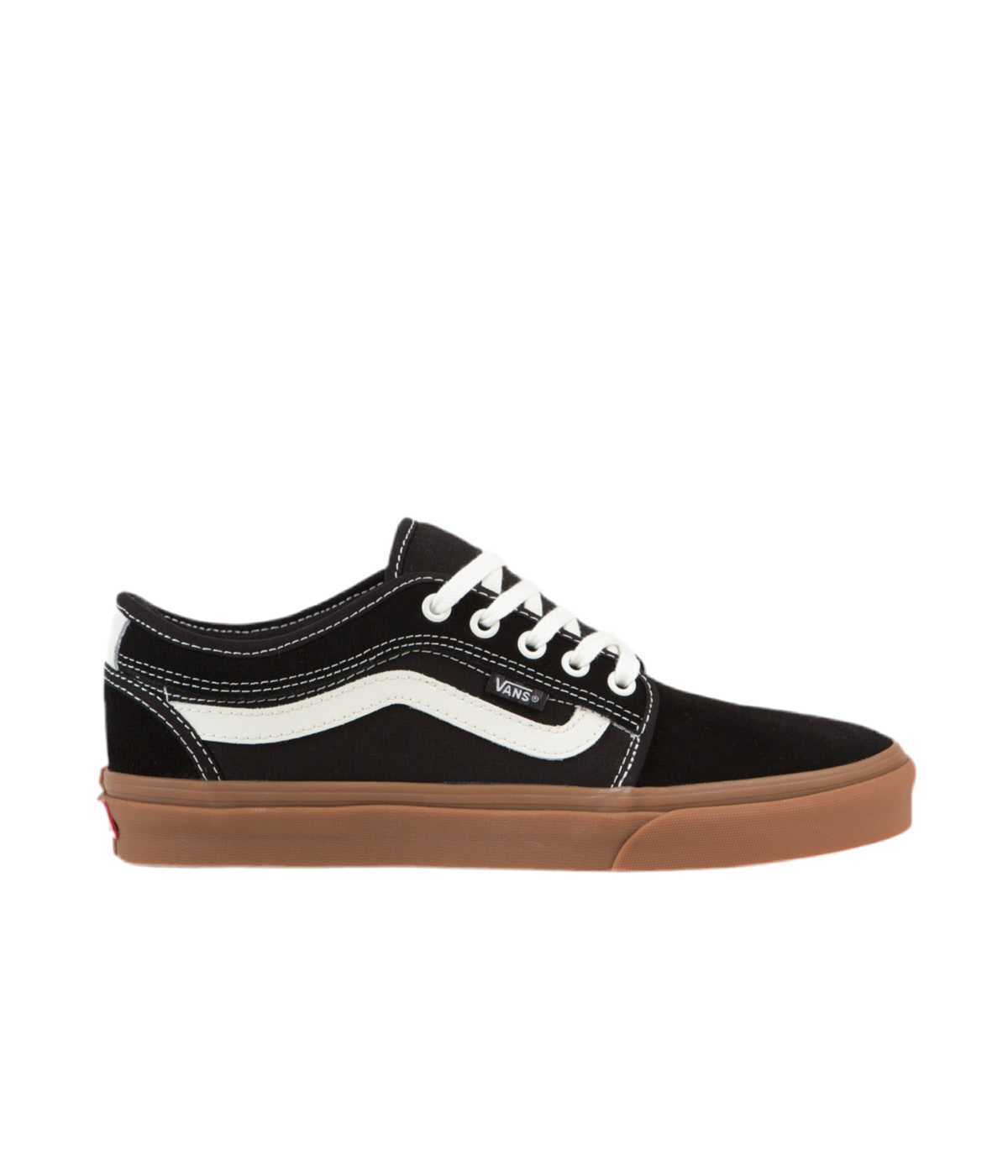 Vans 'Chukka Low Sidest Stripe' Shoes - Black/Gum-1