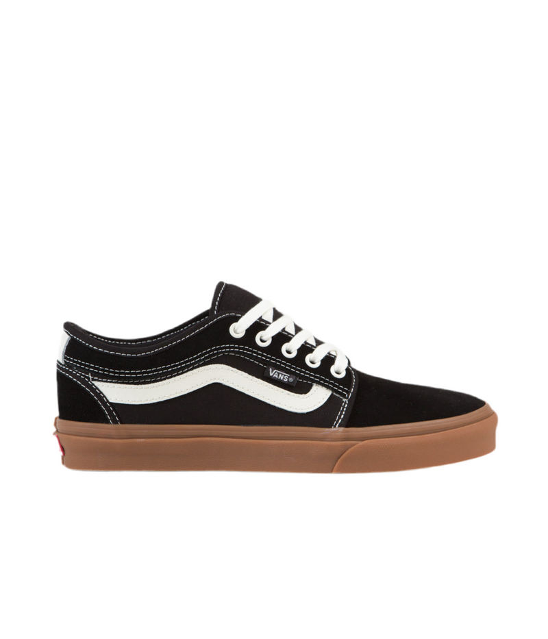 Vans 'Chukka Low Sidest Stripe' Shoes - Black/Gum-1