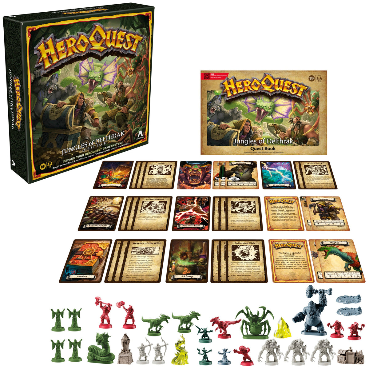 Avalon Hill HeroQuest Jungles of Delthrak Quest Pack-1