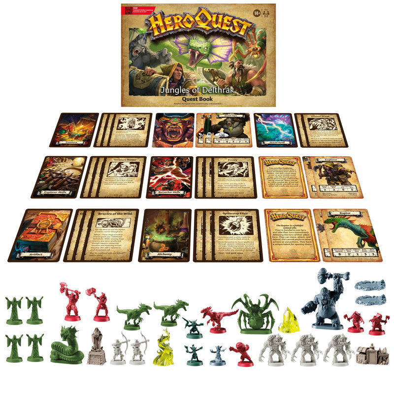 Avalon Hill HeroQuest Jungles of Delthrak Quest Pack-3
