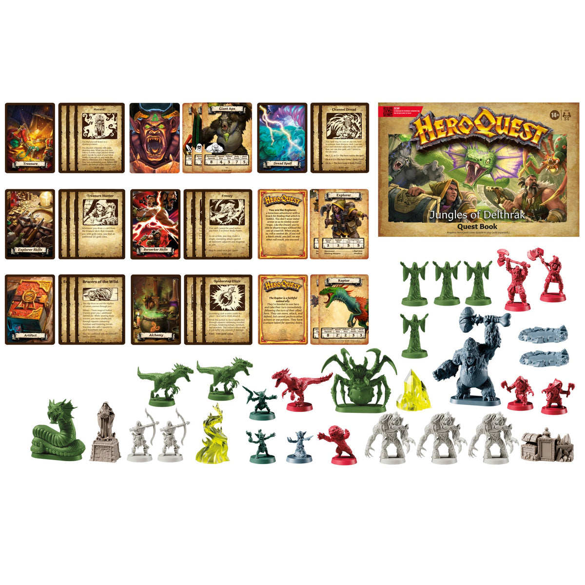 Avalon Hill HeroQuest Jungles of Delthrak Quest Pack-5