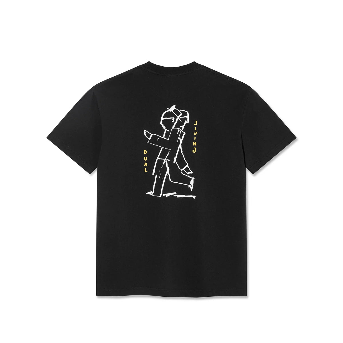 Polar Skate Co. 'Dual Living' Tee - Black-2