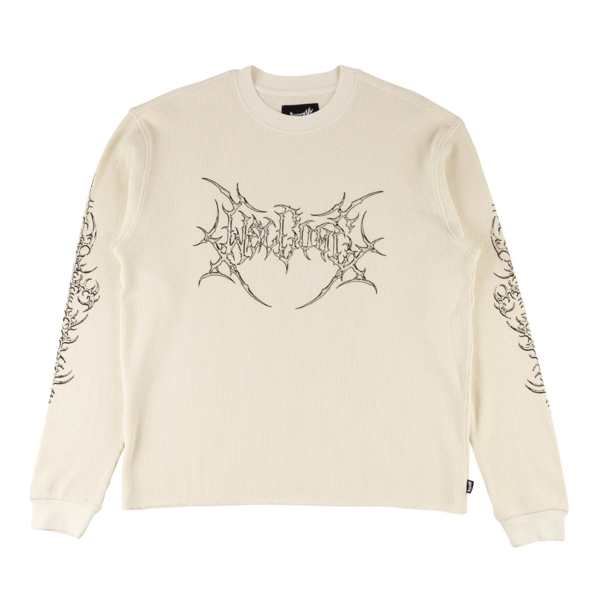 Welcome 'Gallant' Pigment-Dyed Raw Edge L/S Thermal - Bone-1