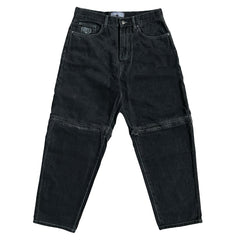 Frosted Skateboards 'Transformer' Baggy Jeans - Black-1