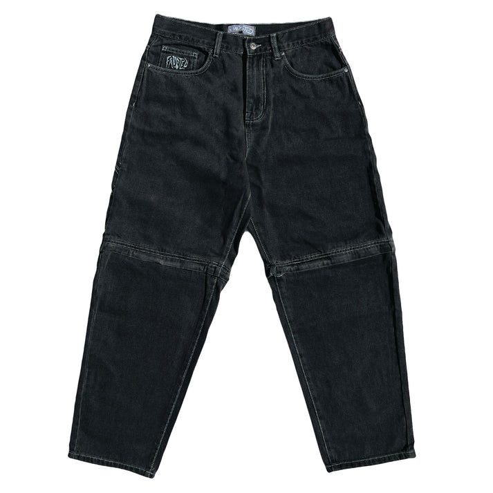 Frosted Skateboards 'Transformer' Baggy Jeans - Black-1
