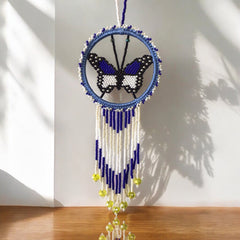 Red and Blue Butterfly Dream Catcher-7