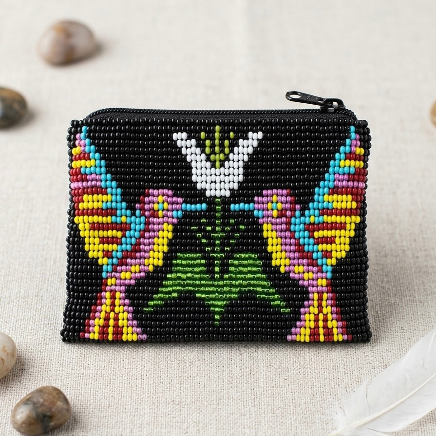 HummingBird Beaded coin purses-9