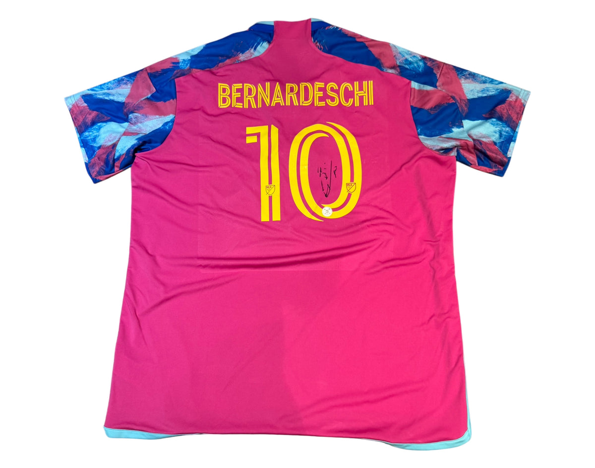 Federico Bernardeschi Autographed Autographed Toronto FC Energy Kit Replica Jersey *AS-IS*-1