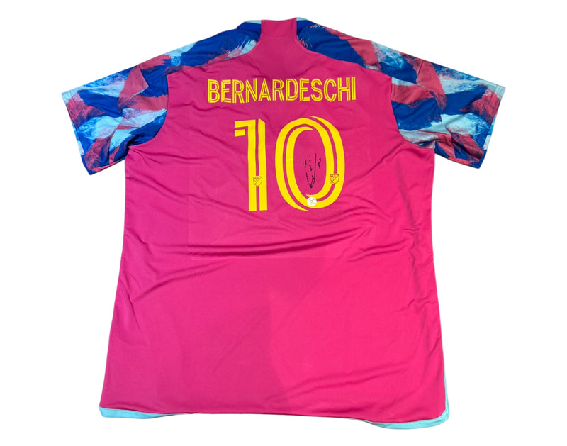 Federico Bernardeschi Autographed Autographed Toronto FC Energy Kit Replica Jersey *AS-IS*-1