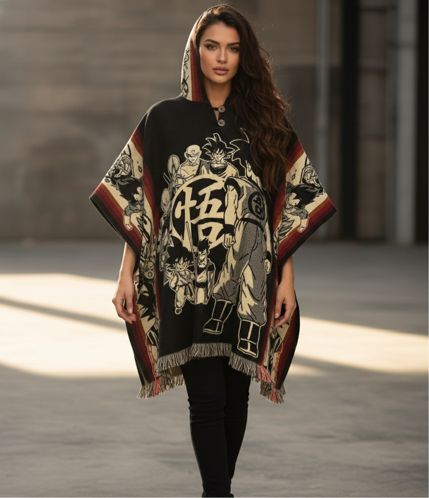 Characters Wool Poncho-8