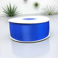 Satin Ribbon Double Face-Blue #352 -3.8 cm Wide-1