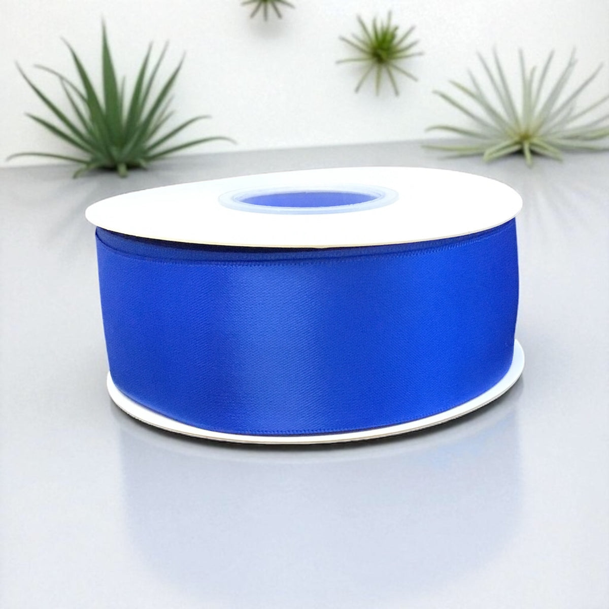 Satin Ribbon Double Face-Blue #352 -3.8 cm Wide