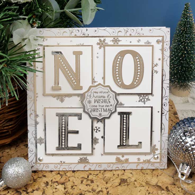 Festive Foiled Blanks - 6" x 6"-6