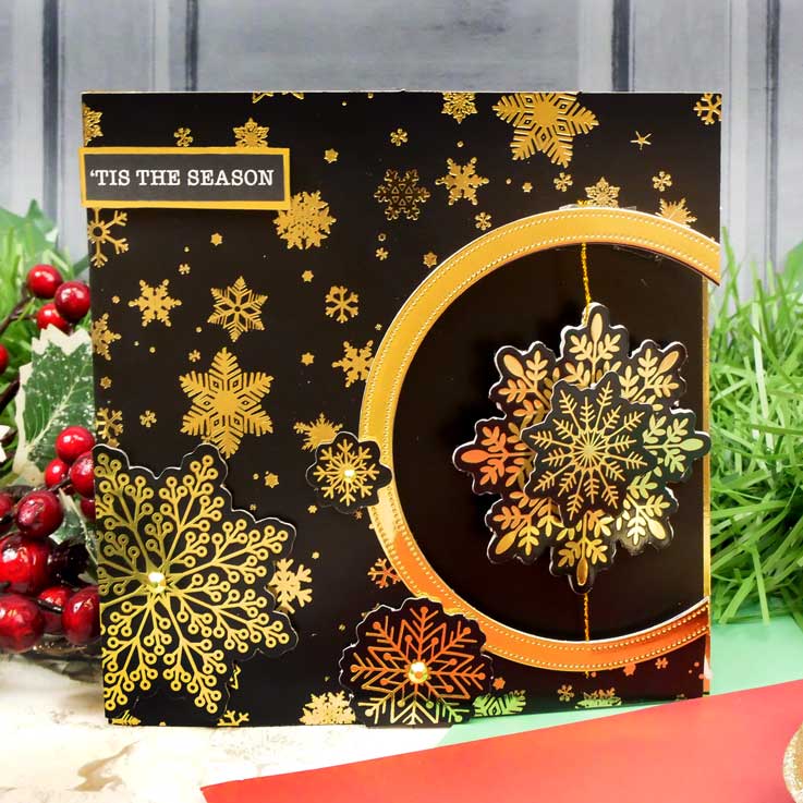 Festive Foiled Blanks - 6" x 6"-3