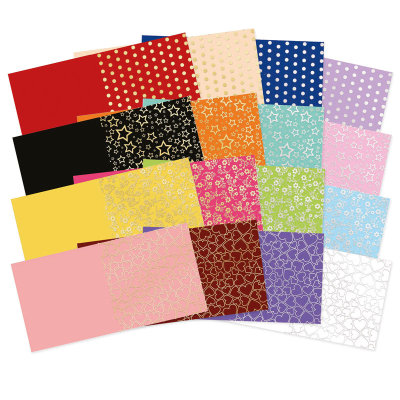 Essential Foiled Card Blanks - 6" x 6" Selection-1
