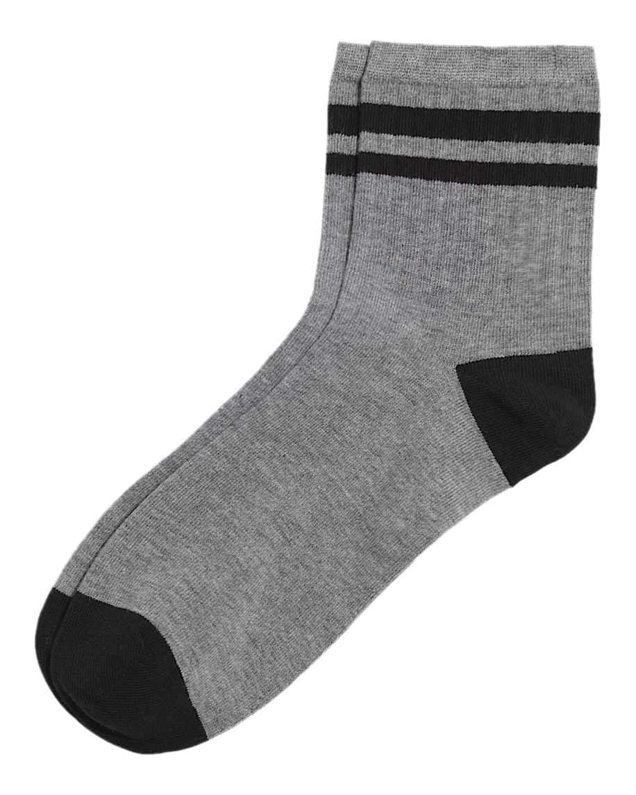 Vans 'Bregman Half Crew' Socks - Grey/Black (KIDS)-1