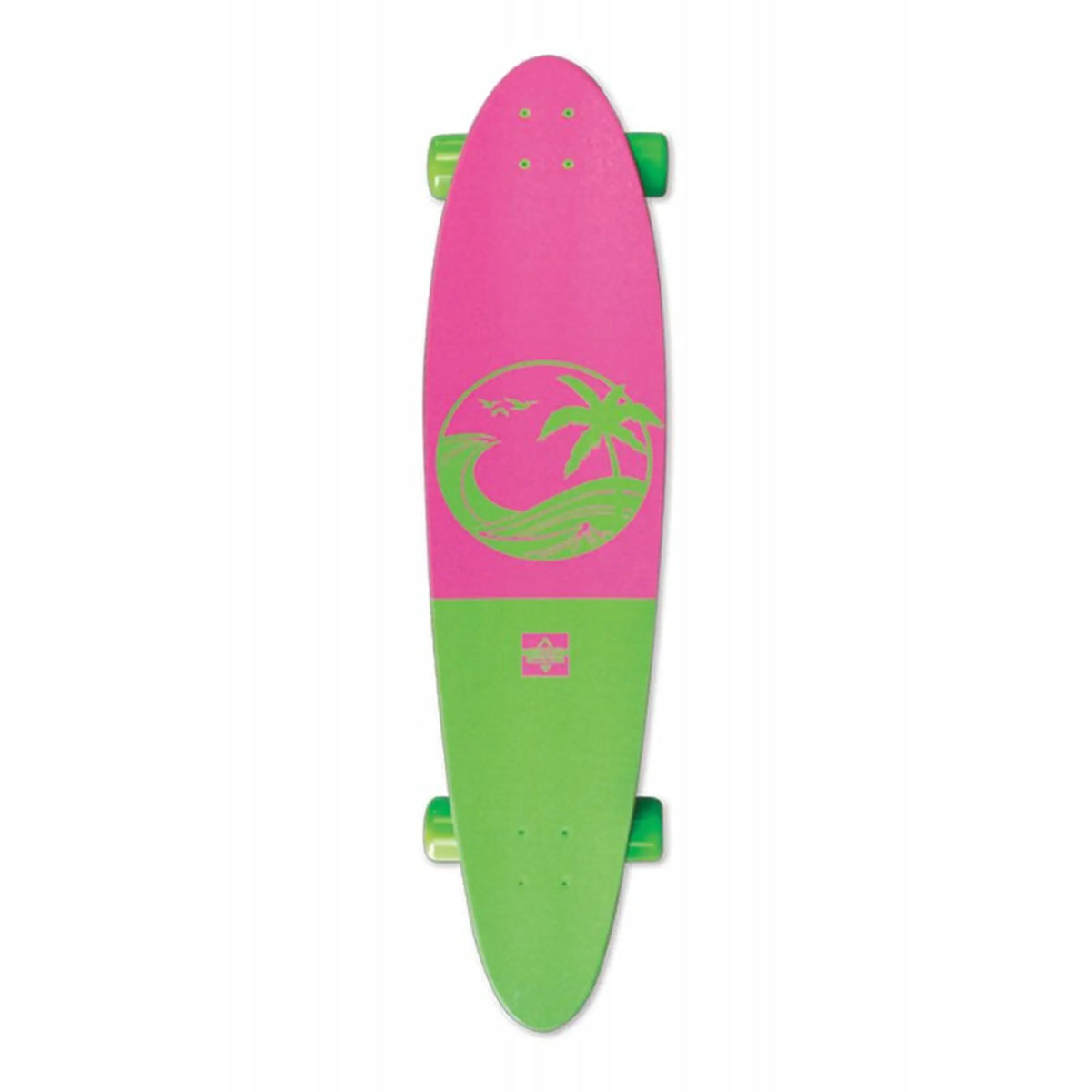 Dubster 'California Dreaming' Longboard - Neon-1