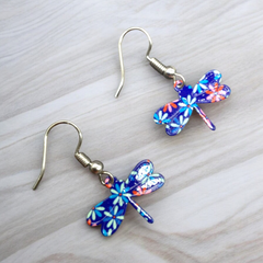 Dragonfly Hollow Out Earrings-1