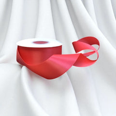 Satin Ribbon Double Face-Pink #198 -3.8 cm Wide-1