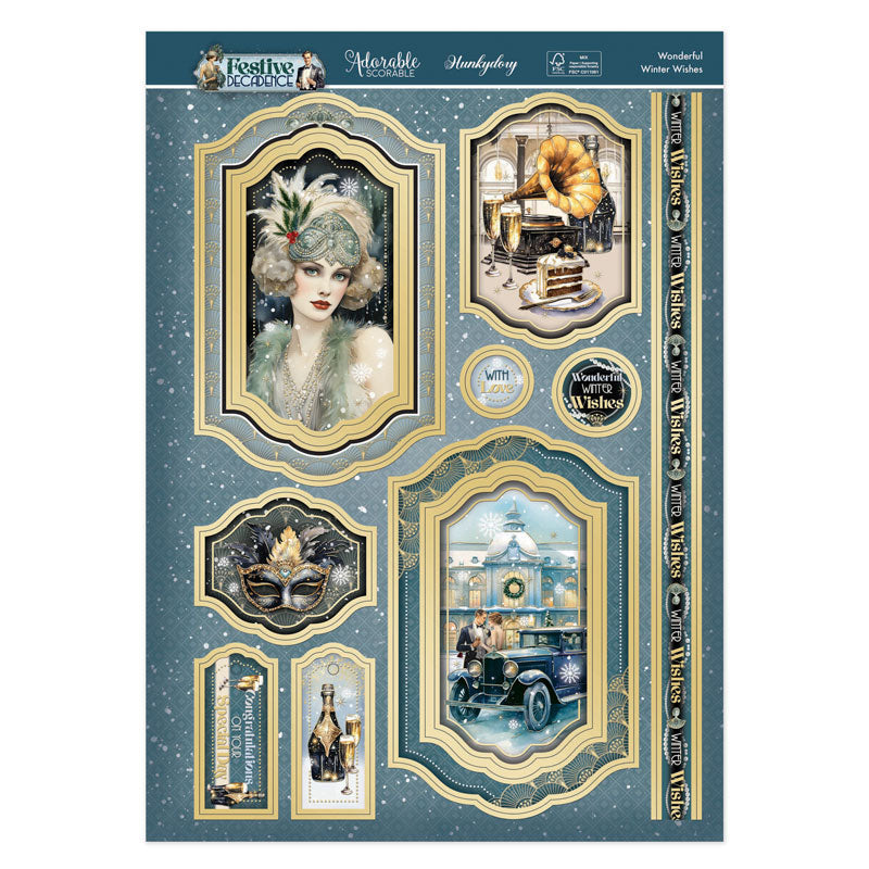 Wonderful Winter Wishes Luxury Topper Set-2