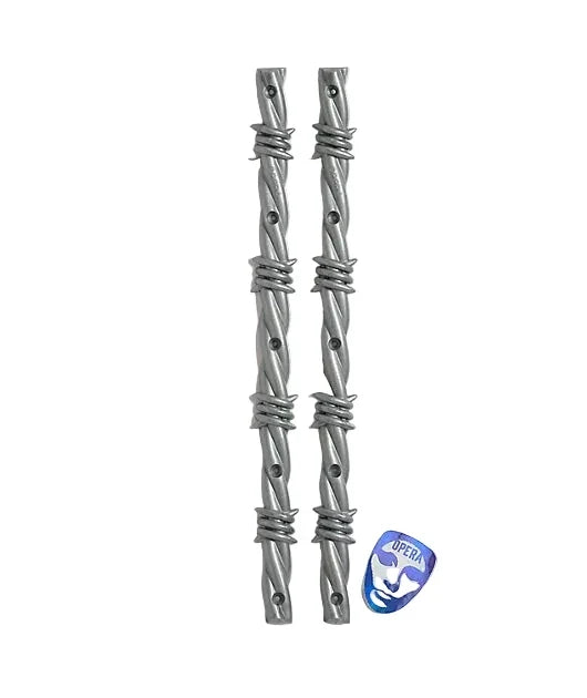 Opera 'Barbwire' Rails - Silver-1