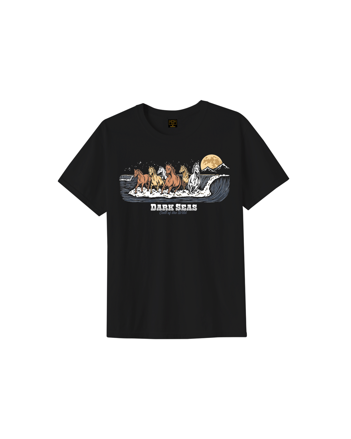 Dark Seas 'Wave Runners' Tee - Black-1