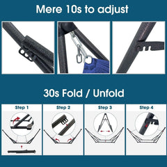 Hamaca plegable original con soporte-67
