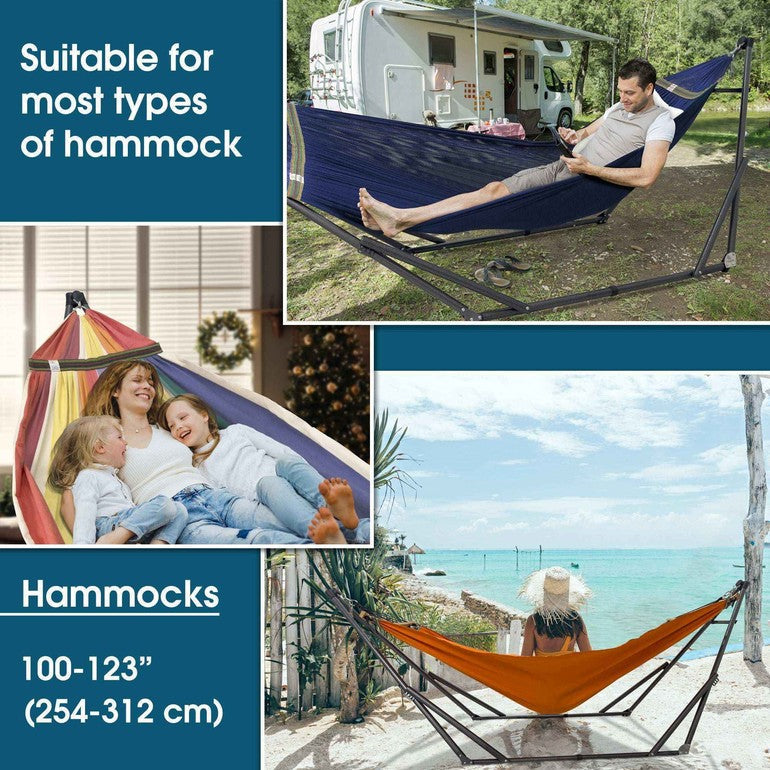 Hamaca plegable original con soporte-68