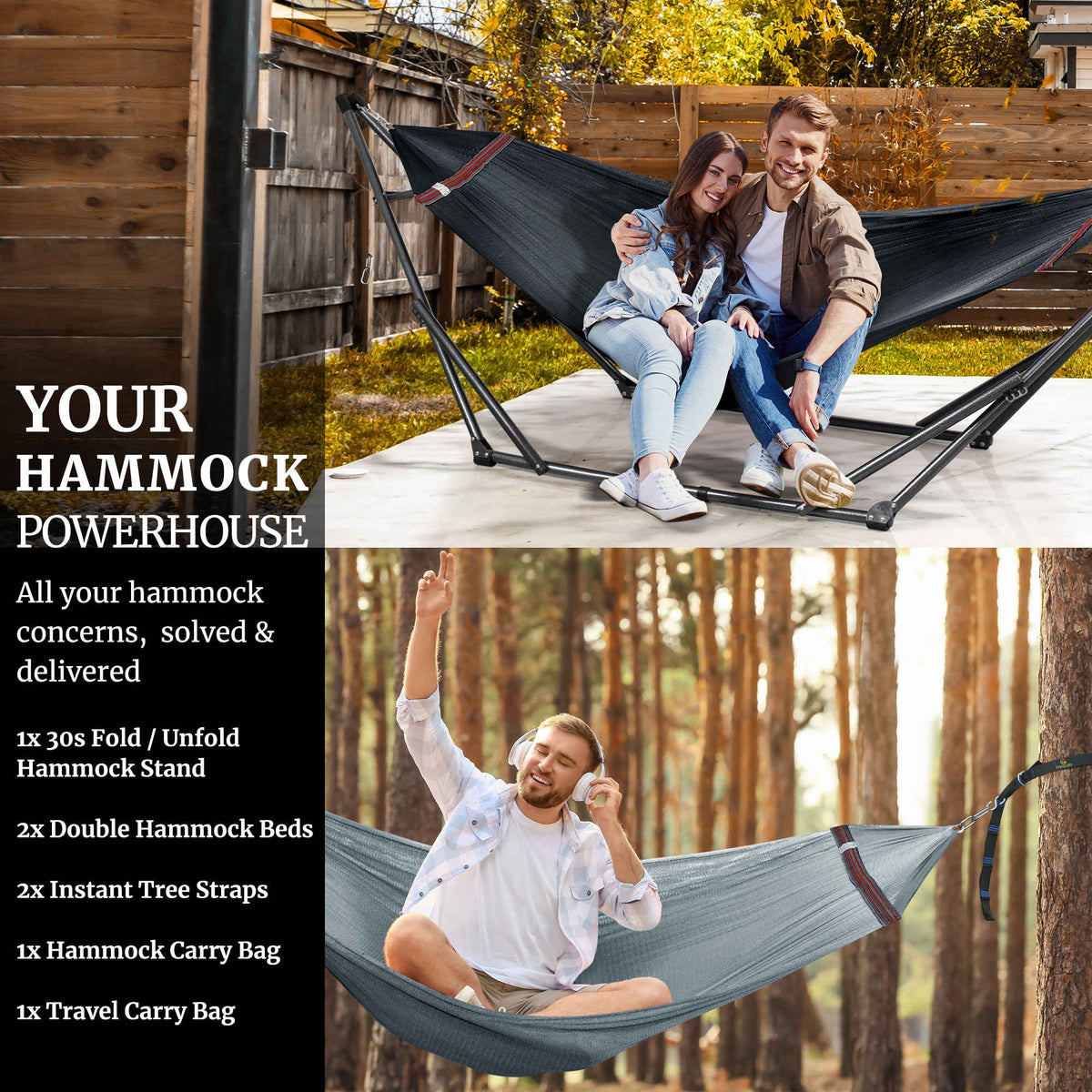 Comfort Set Original Hammock Stand-24