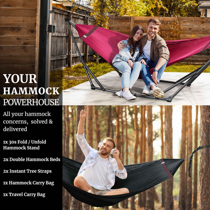 Comfort Set Original Hammock Stand-69