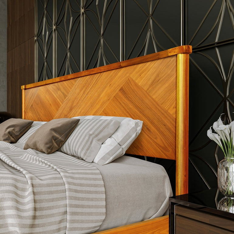 Panthera Solid Wood Bed Frame-5