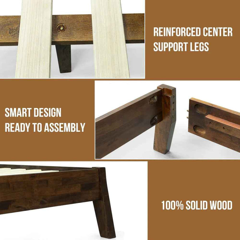 Base de Cama de Madera Maciza Serenity-9