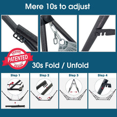 Hamaca plegable original con soporte-32