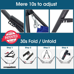 Hamaca plegable original con soporte-4