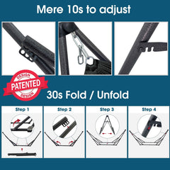 Hamaca plegable original con soporte-39