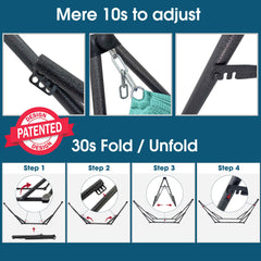 Hamaca plegable original con soporte-53