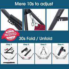 Hamaca plegable original con soporte-11