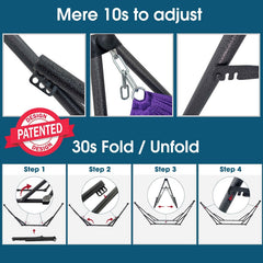 Hamaca plegable original con soporte-18