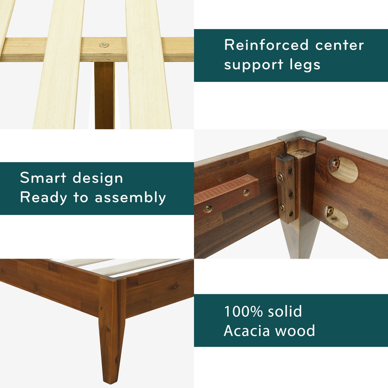 Mervyn Solid Wood Bed Frame-7