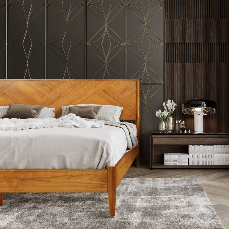 Panthera Solid Wood Bed Frame-6