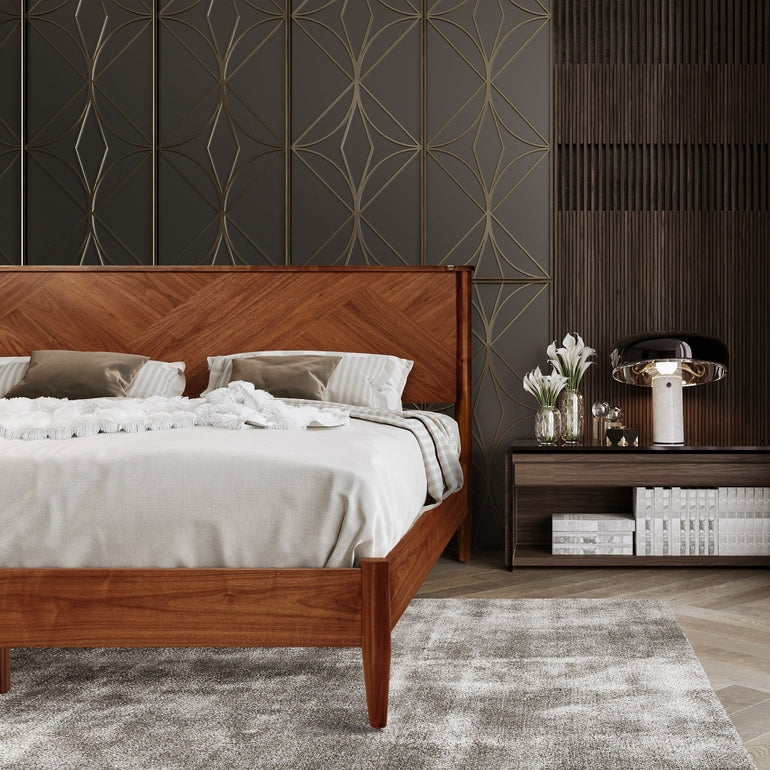 Panthera Solid Wood Bed Frame-14