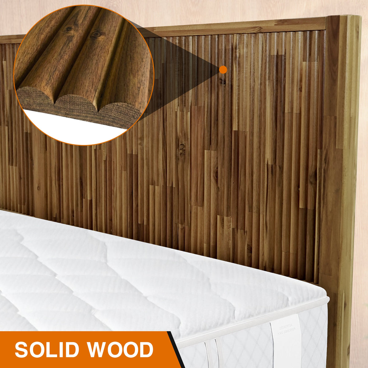 Bosk Solid Wood Bed Frame-7